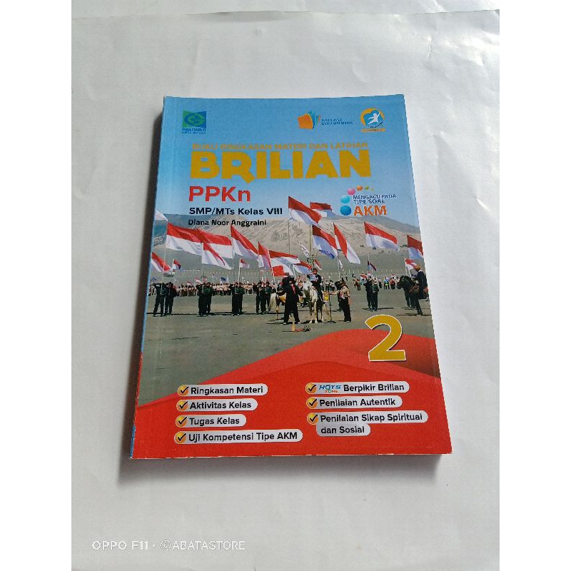 BUKU BRILIAN PPKN SMP MTS KLS VIII K13 DIANA NOOR ANGGRAINI