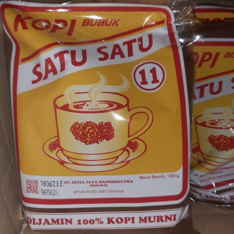 

Toko Alfan - Kopi Satu satu 250 gram, kopi bubuk 11 (250 gr) kopi bubuk 100% kopi murni