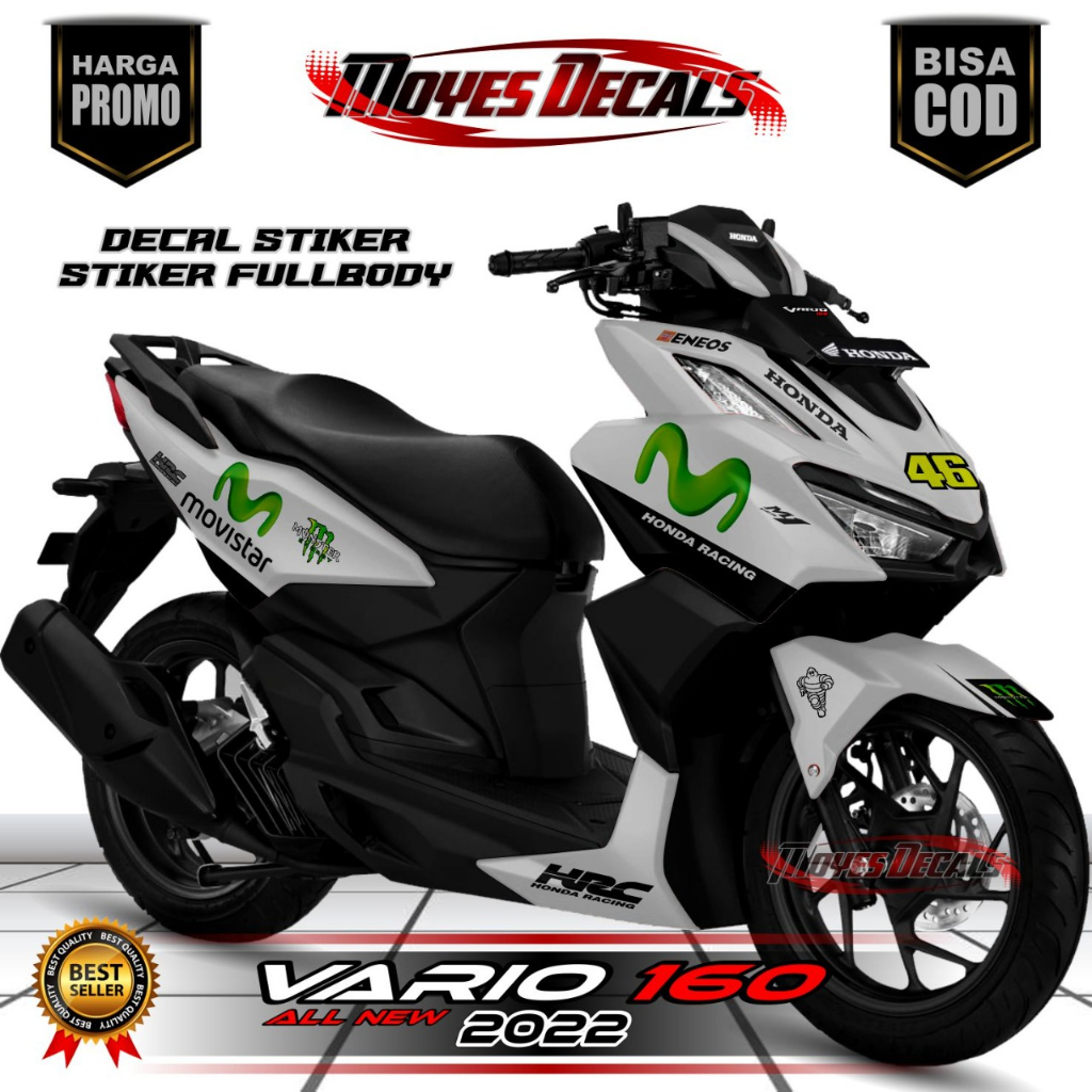 Decal Vario 160 Full Body - Stiker Vario 160 Full Body - Dekal Vario 160 Full Body - Striping Vario 
