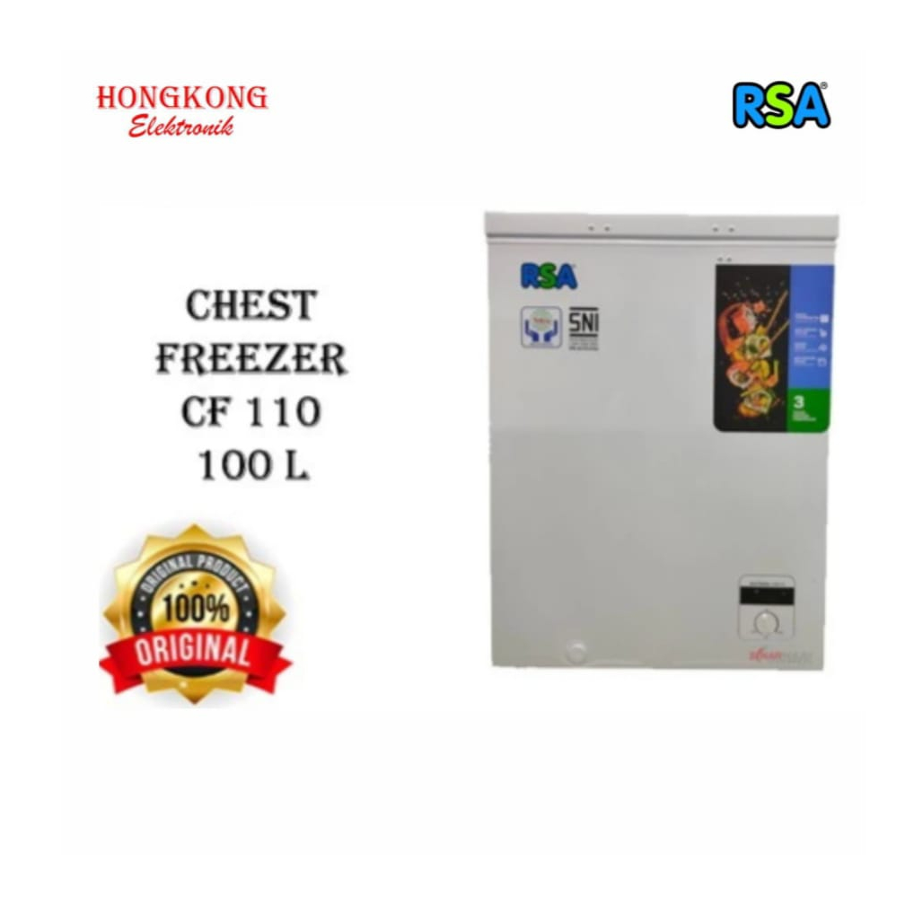 RSA CF 110 KULKAS BOX CHEST FREEZER 100 LITER