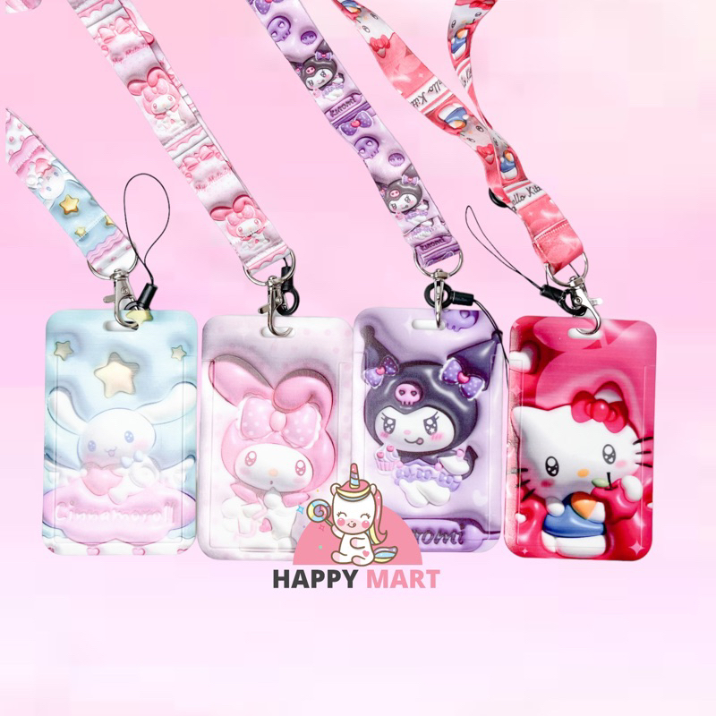 

Lanyard 3D Art Sanrio Kuromi / Melody / Cinnamoroll Tk1