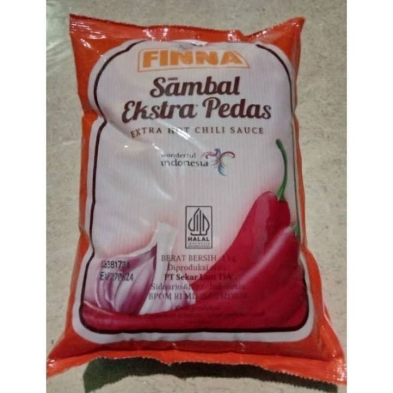 

Saos Sambal Extra Pedas Finna