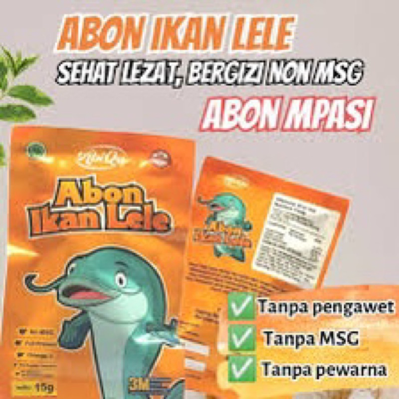 

Abon Ikan Lele Abiqu Abon Bayi Non MSG Kemasan Sachet 15 g