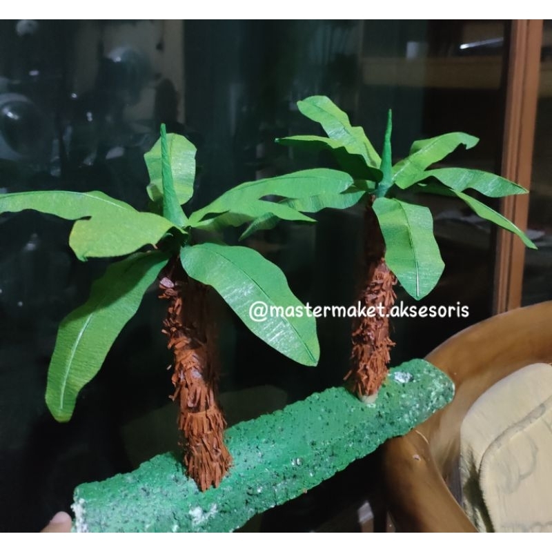 Miniatur Pohon Pisang Uk. 20 cm