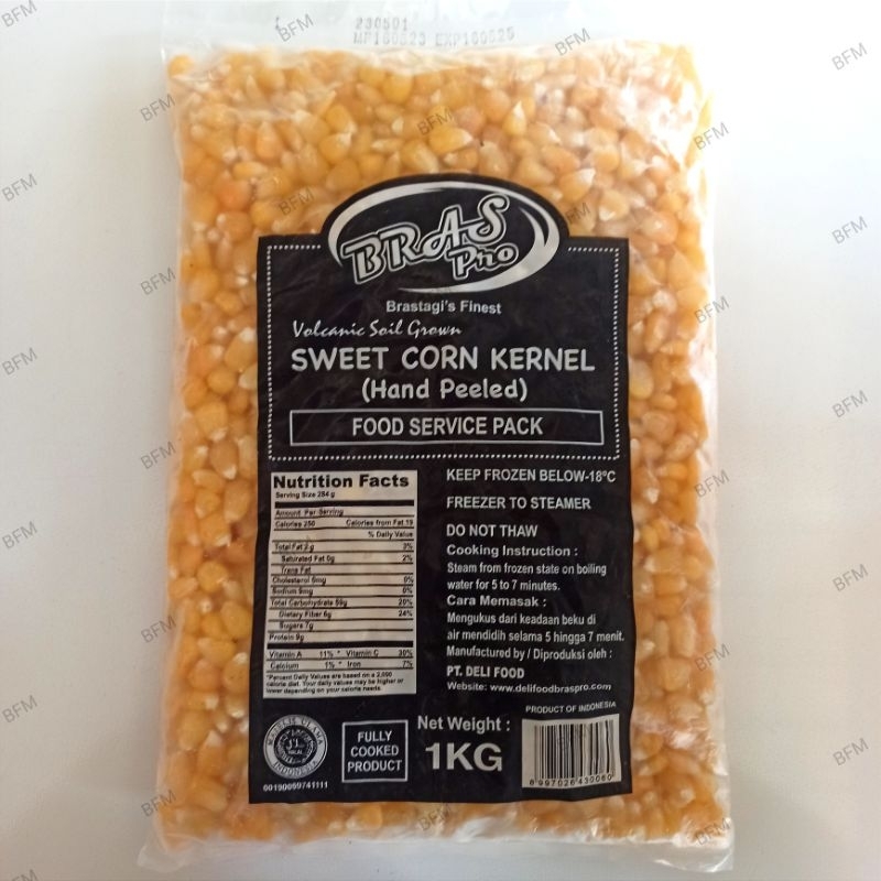 

Braspro Sweet Corn 1000 Gr Food Service Pack