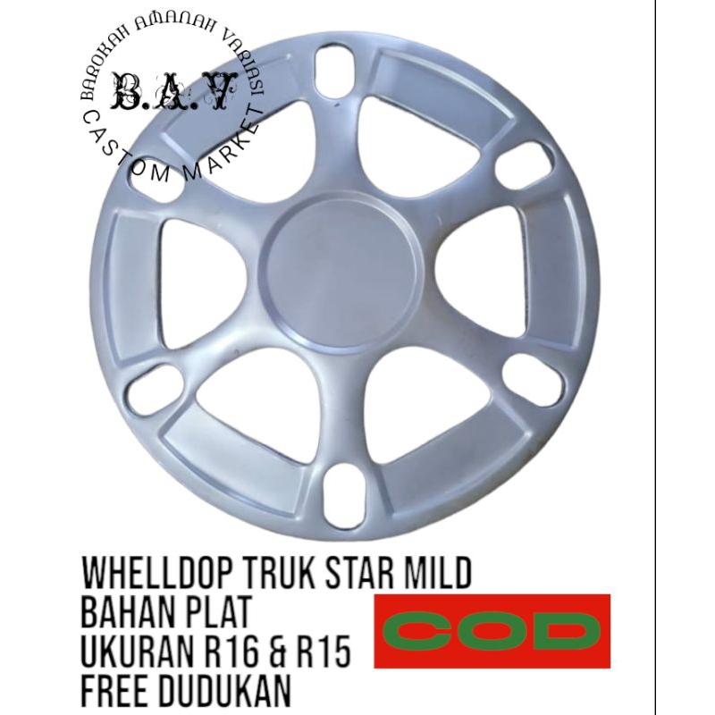 WHEELDOP VELG RODA RING 15 & RING16 TRUK N BUS