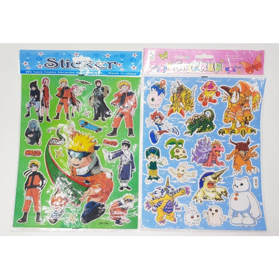 

ECER - STICKER VIRAL LASER KARAKTER CEWE & COWO UKURAN 29CM X 20CM