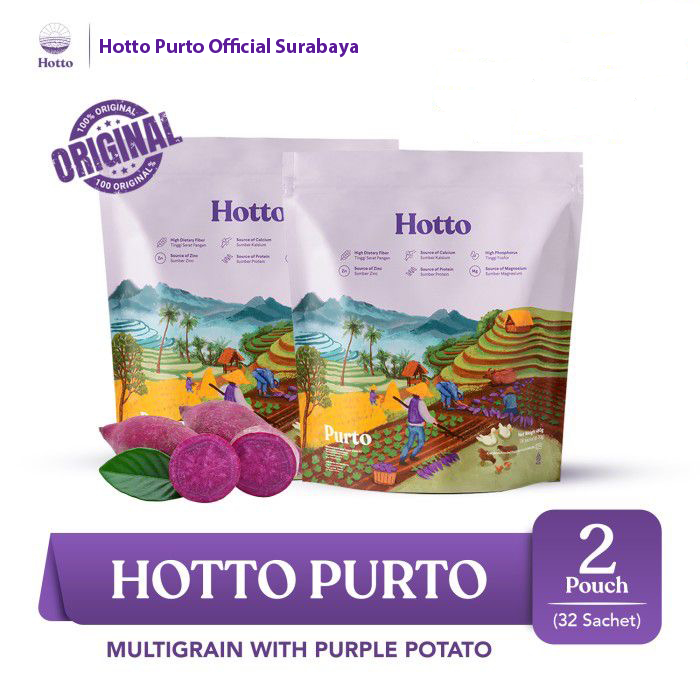 

Hotto Purto Multigrain with Purple Potato 2 Pouch - 32 Sachet