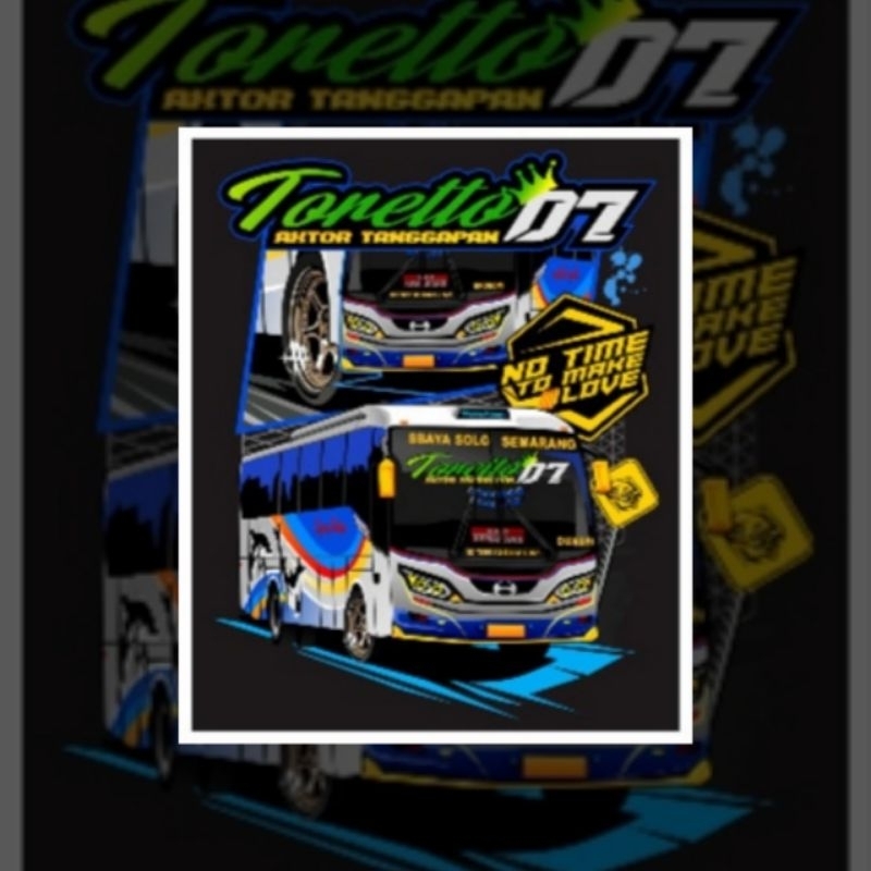 

(free sticker)CETAK STICKER BUSMANIA 5 PCS SUGENG RAHAYU TORETTO TERMURAH