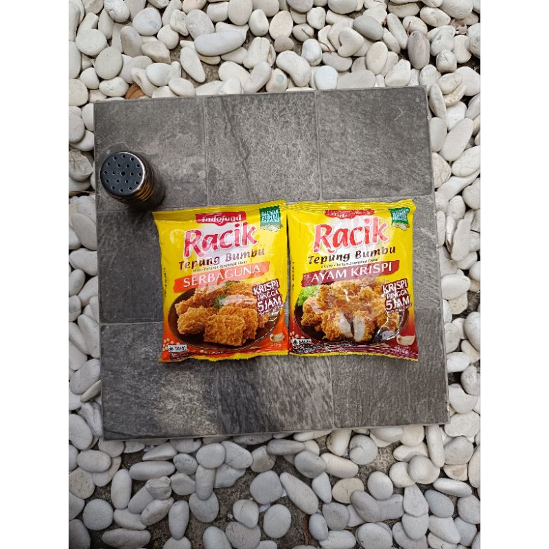 

Racik tepung bumbu serbaguna ayam krispi 210gram