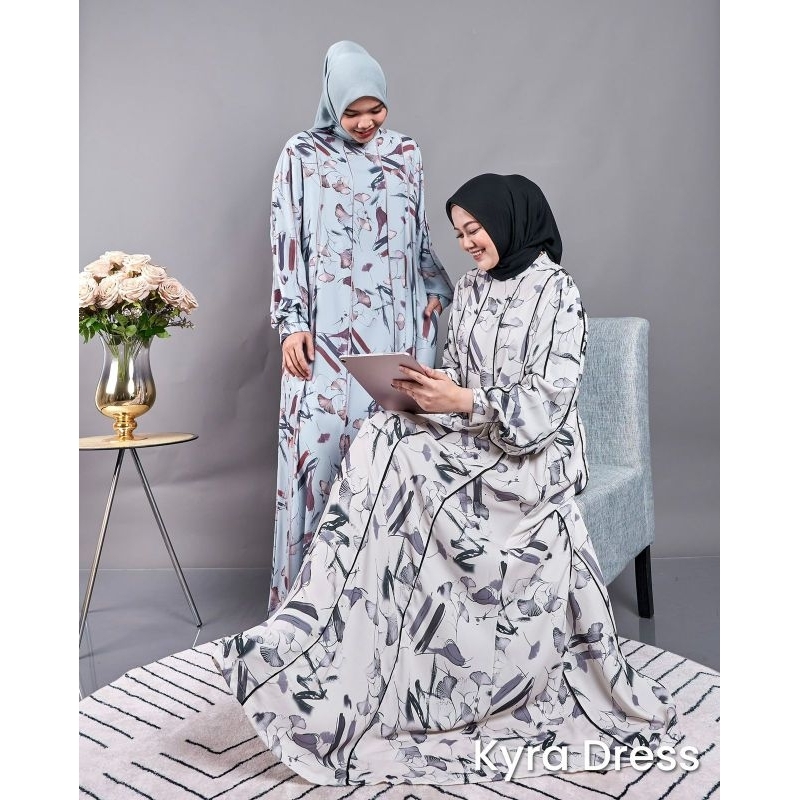 KYRA DRESS BY MAREVI/DRESS MAREVI/DRESS PREMIUM/GAMIS ORIGINAL/GAMIS BEST SELLER