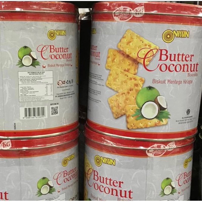 

Nissin butter coconut kaleng kecil 345gr