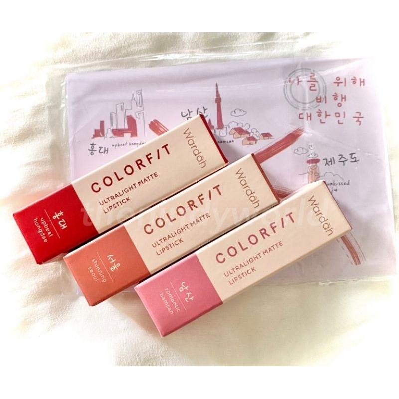 Wardah Lipstick Korea Series