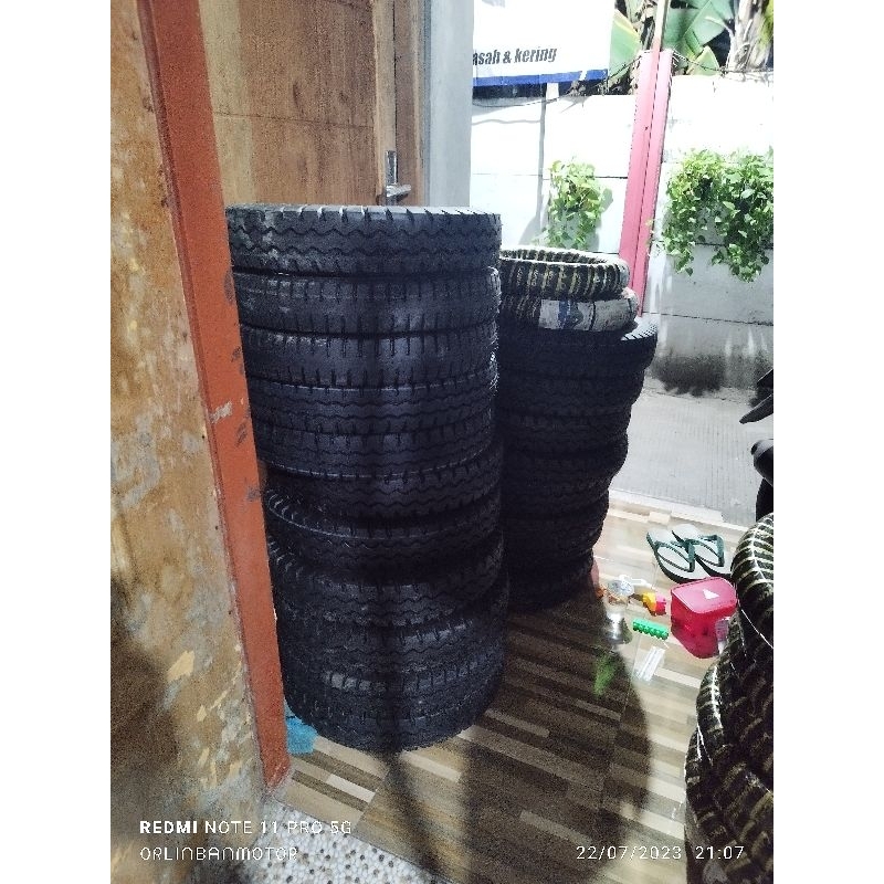 Ban Grobak Tossa 450-12 SNI/Ban Luar Motor Roda 3 Viar 450-12