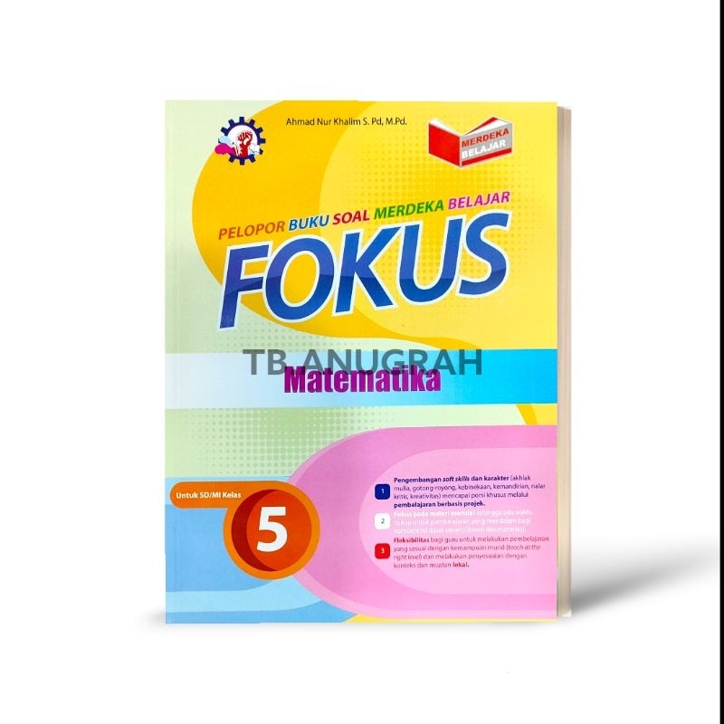 BUKU FOKUS MATEMATIKA KELAS 5 SD KURIKULUM MERDEKA PENERBIT SUMBER BAHAGIA