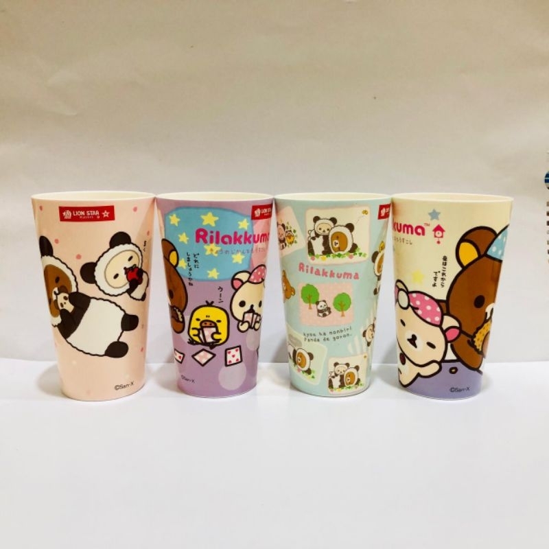 Gelas Minum Anak Lion Star Gambar Kartun Rilakkuma