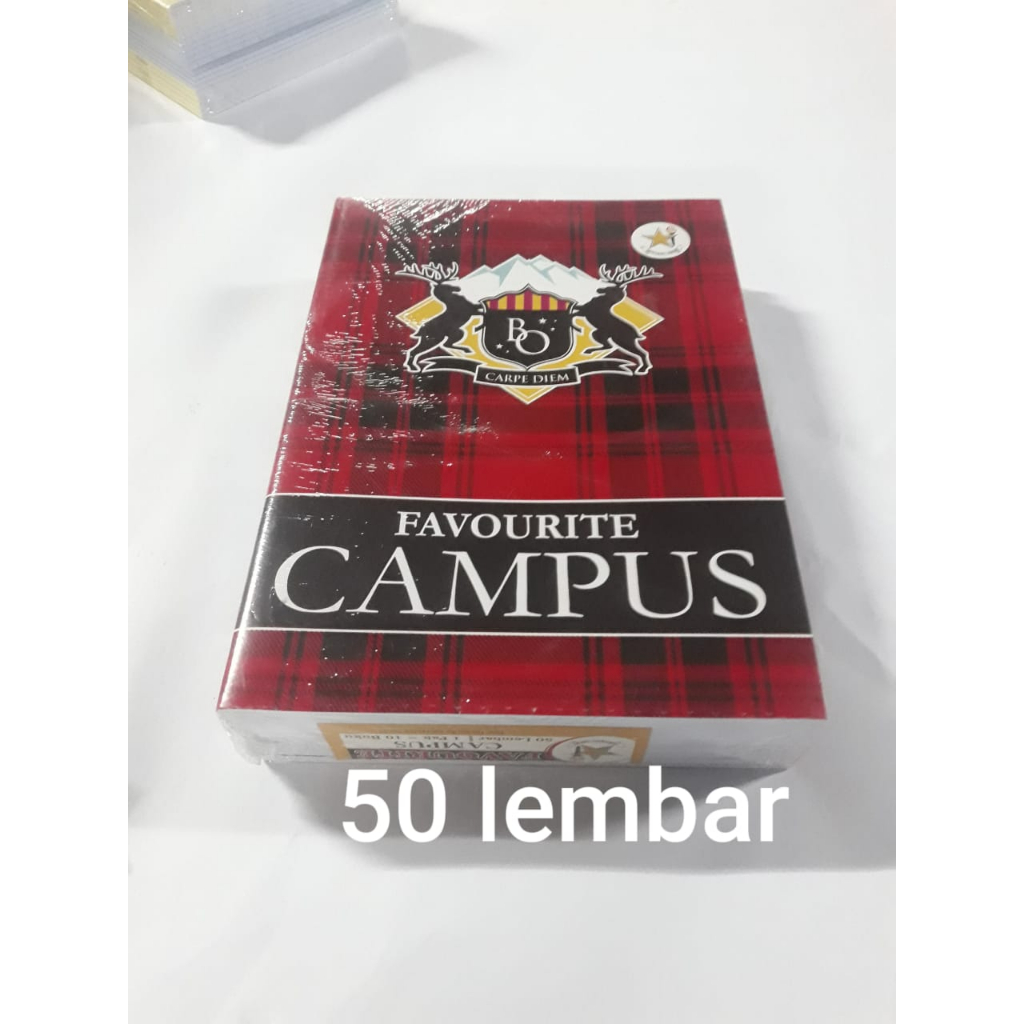 

Buku tulis CAMPUS FAVOURITE 50 lembar,1 pack 10 buku