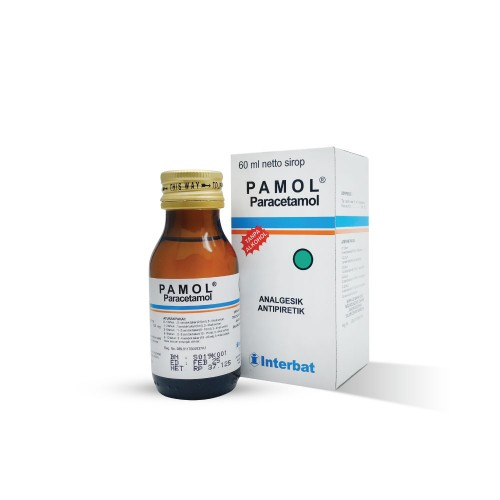 Pamol syp 60ml /paracetamol syp Obat Demam Sakit Gigi Anak
