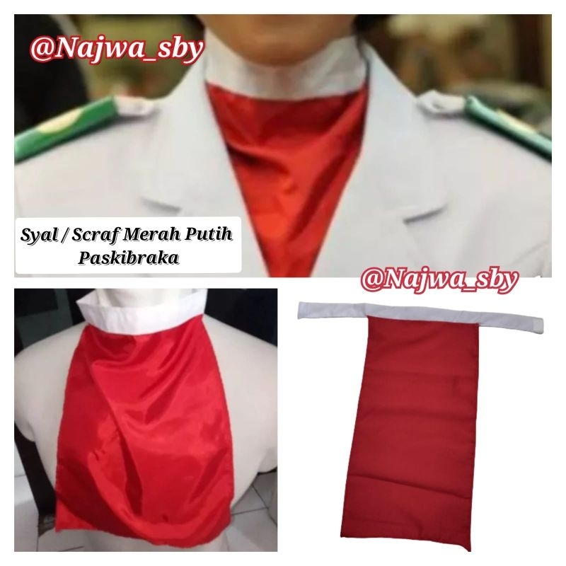 SYAL / SCARF MERAH PUTIH PASKIBRAKA