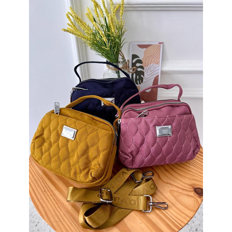 Chibao Ori // Tas wanita // Tas selempang parasit tebal