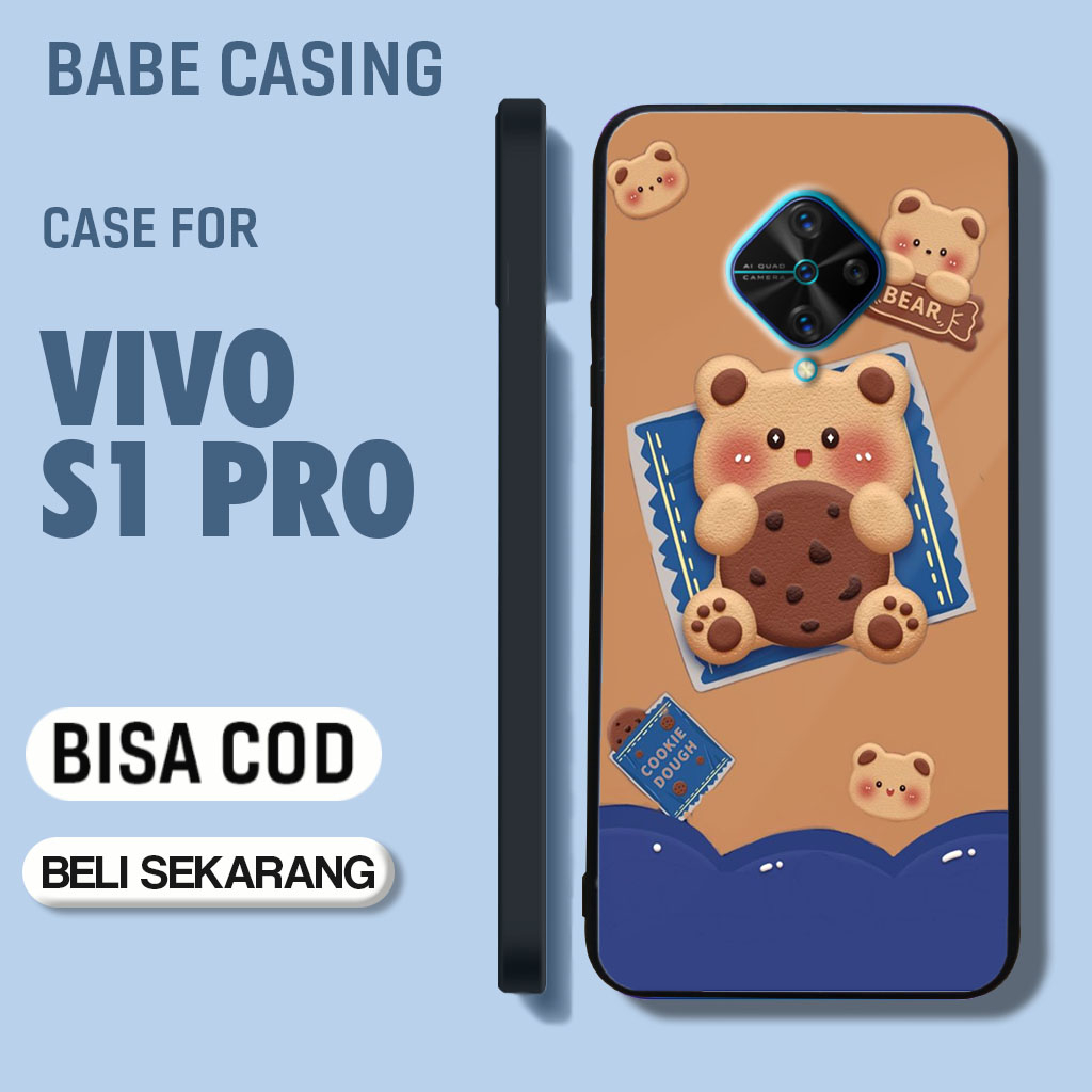 Casing Vivo S1 Pro Case Glossy Bear Terbaru Vivo S1 Pro Terlaris Softcase Hardcase Glosy Termurah