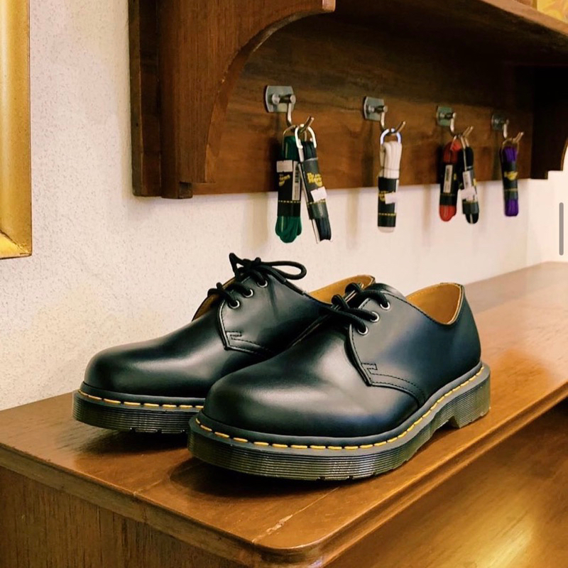 DR. MARTENS 1461 BLACK NAPPA 3 EYE/HOLE UNISEX ORIGINAL BNIB