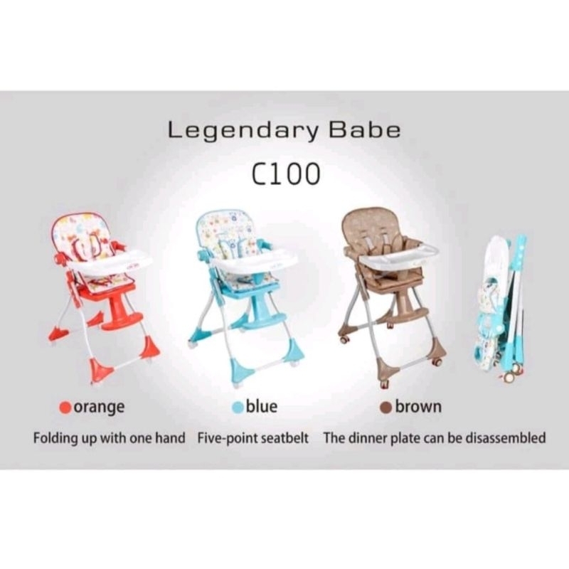 Kursi makan baby legendary babe C100