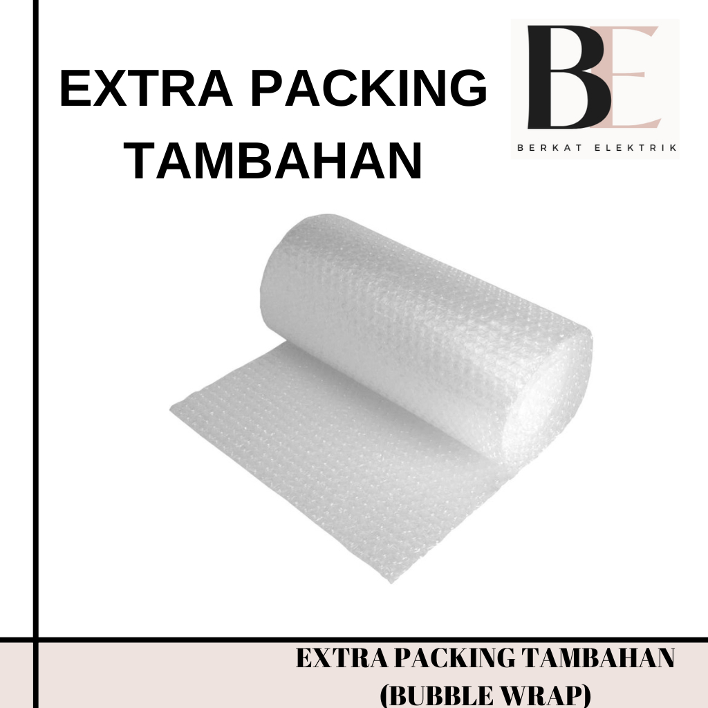 

EXTRA BUBBLE WRAP / TAMBAHAN PACKING AMAN