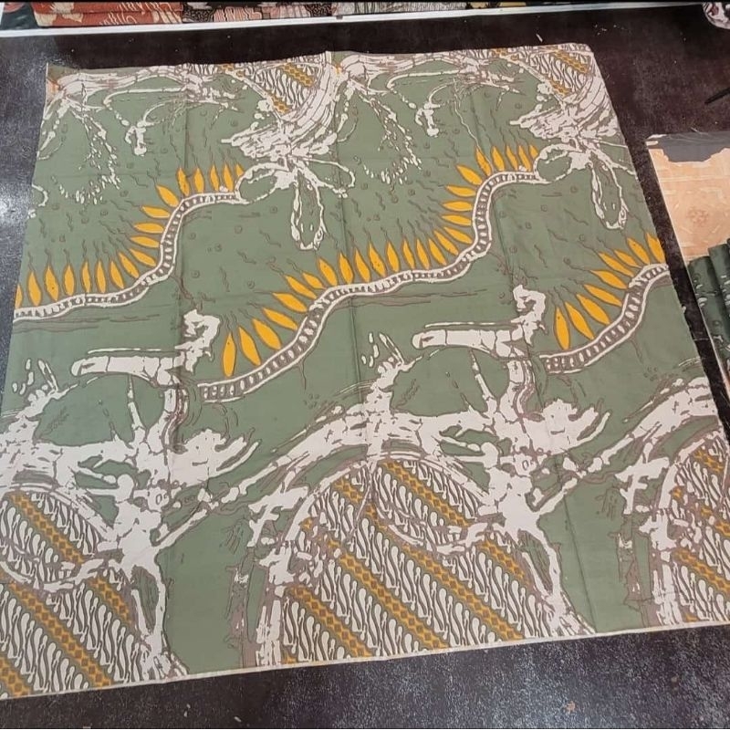 Batik Kain Solo Cabut Premium Solo motif abstrak e
