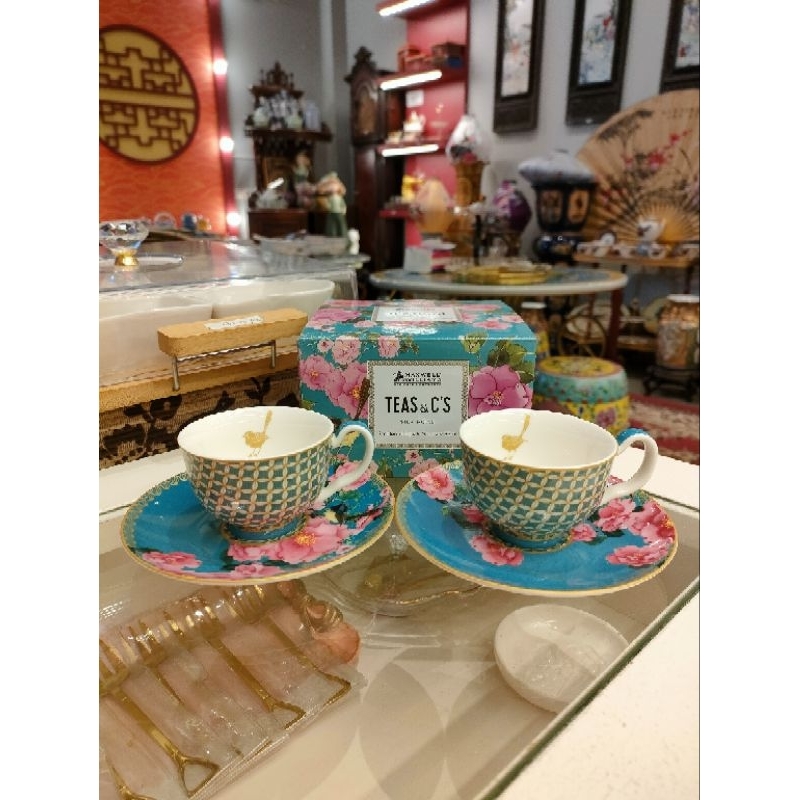 Maxwell & Williams Demi Cups & Saucers set of 2