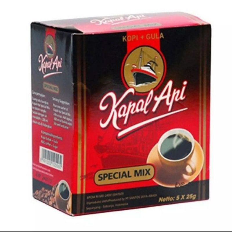 

KAPAL API - Kopi Hitam Sachet / Kopi Mix Spesial 10 Pcs | ENGGAL JAYA