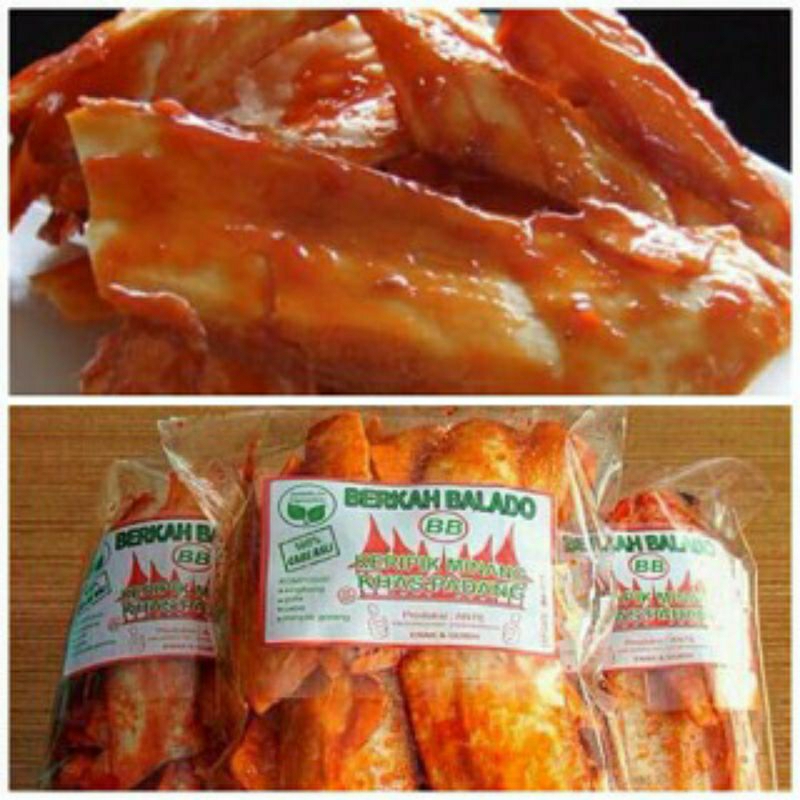 

SnackLokal Kerupuk Sanjai khas padang 200gram