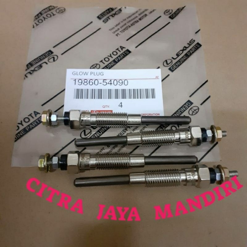BUSI PEMANAS GLOW PLUG KIJANG 7K DIESEL 11V  ASLI GARANSI 1BULAN/PCS