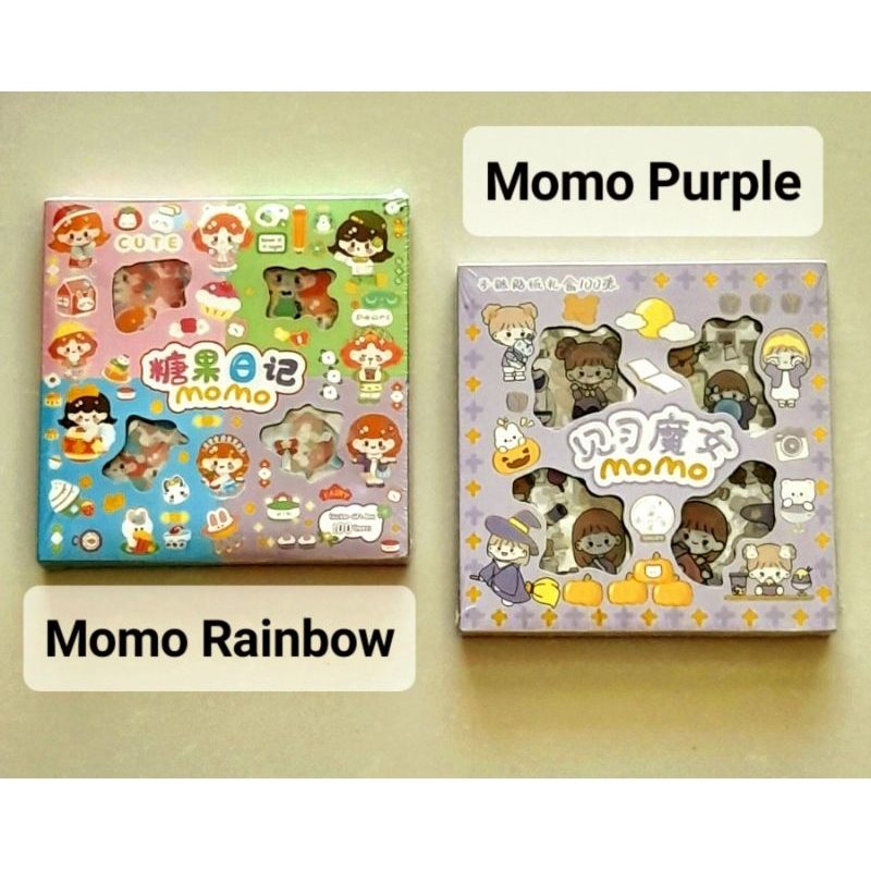 

STIKER KARAKTER MOMO SENMU RAINBOW DAN UNGU DLM.1 BOX (100 PCS)