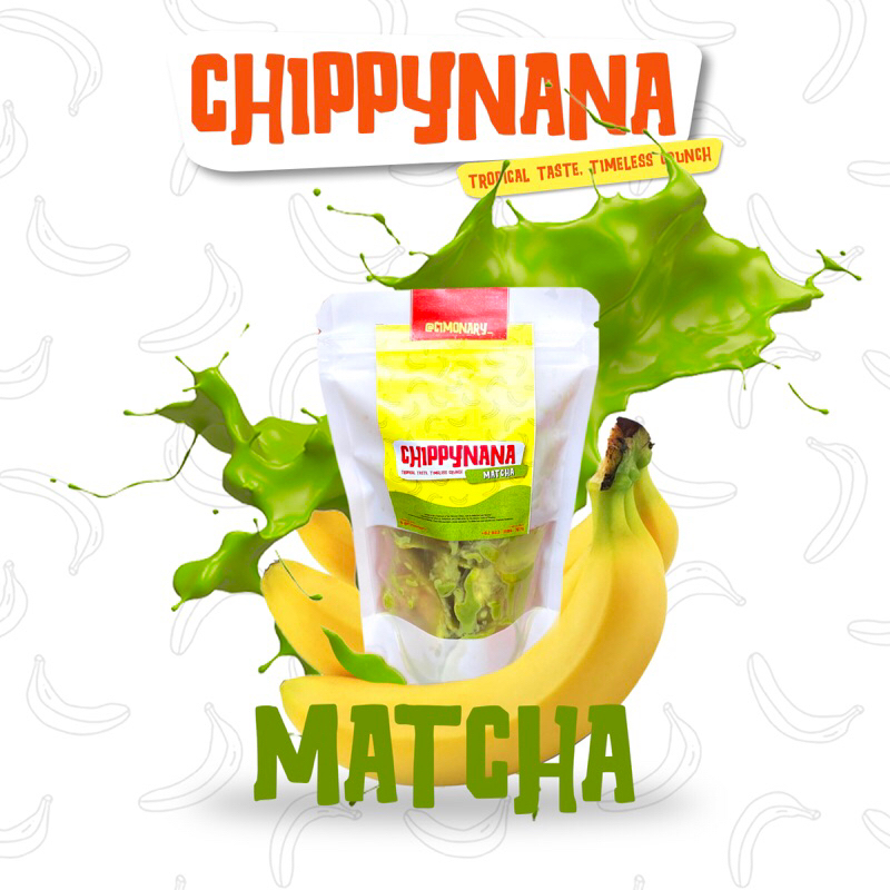 

CHIPPYNANA - Bananachips lumer rasa MATCHA 50gr