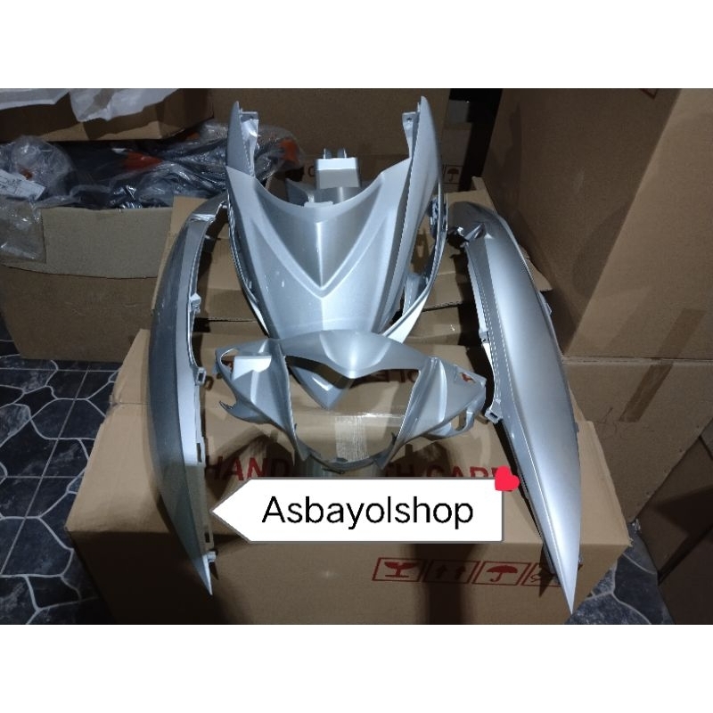 Body set Address Warna silver solories 110 cc sgp