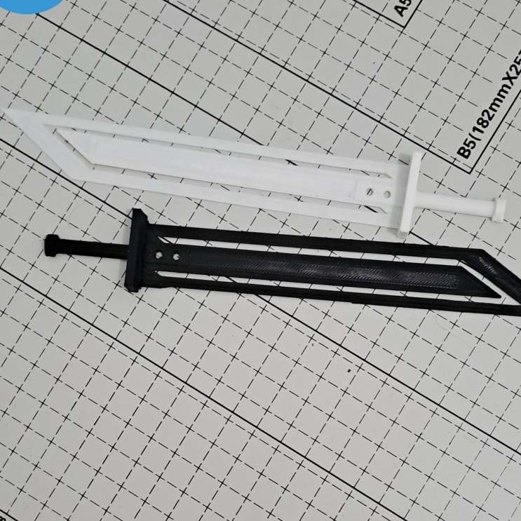 

Buster sword bookmark Pembatas Buku