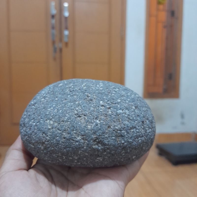 Batu Ulekan Padang/Batu Kali Asli Berpori Tidak Luntur