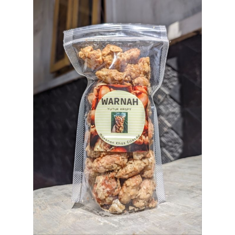 

Yutuk Krispi Original Makanan Ringan Khas Cilacap 160 gram pengiriman di vacum