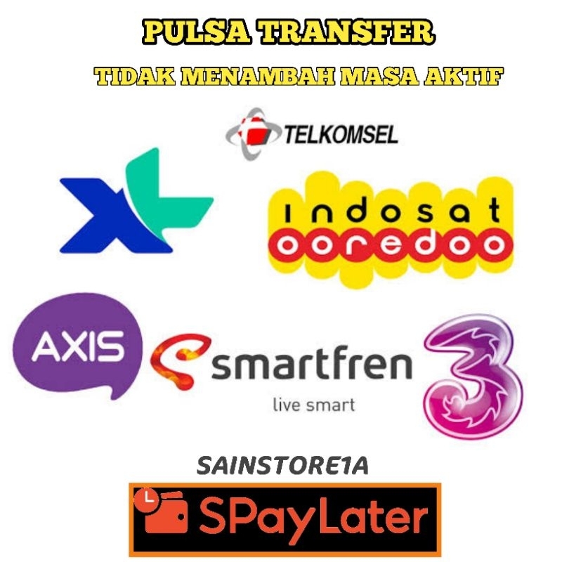 SPL✅PULSA TRANSFER ALL OPERATOR SPAYLATTER 24JAM|ELEKTRONIK|MURAH
