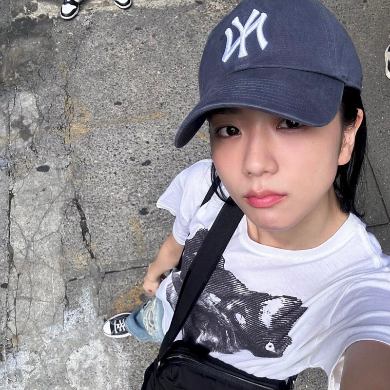 MLB Hat JISOO BLACKPINK Vintage 47 Brand Original Authentic Topi #jisoo #blackpink #vintage #topi #t