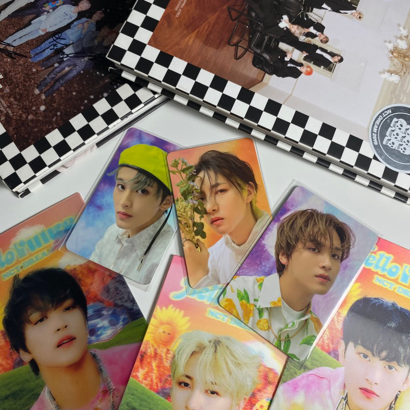 NCT DREAM HELLO FUTURE 3D LENTICULAR FULLSET PHOTOCARD PC MARK RENJUN JENO HAECHAN JAEMIN CHENLE JIS
