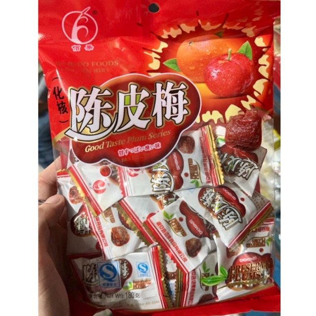 

Bai Guo Manisan Buah Plum | Manisan Imlek | Chen Phi Mei Preserved Plum 180g