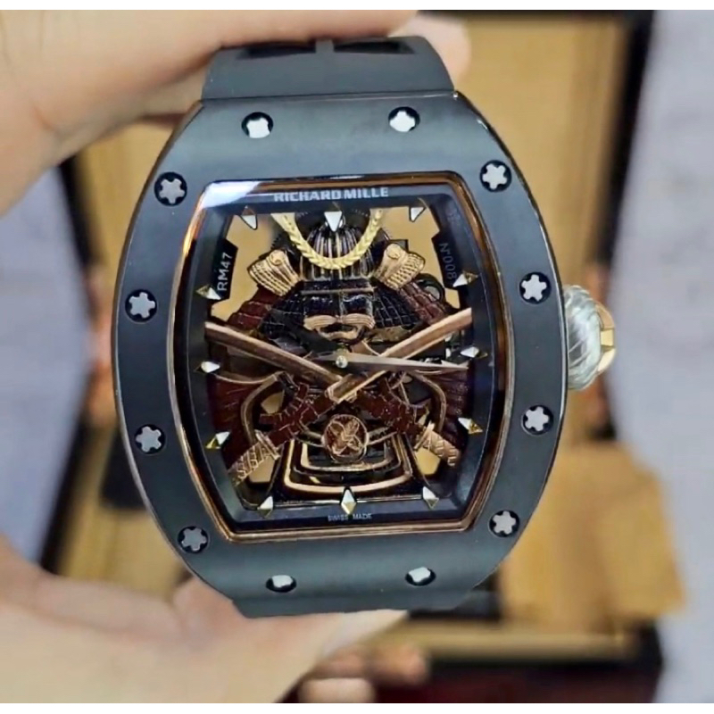 jam tangan mewah pria RM47 matic Tourbilon Bushido Philosophy (Tourbillon Active) new wacth luxury