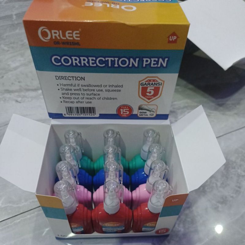 

Tip ex penghapus Orlee original sangat terjamin 1 pack 12 pcs