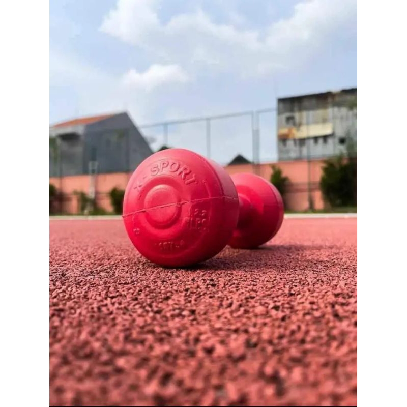 Barbel Murah 1kg /Barbel plastik 1kg /Dumbbel Murah 1kg /Dumbbel pvc 1kg/Barbel Fitnes Senam