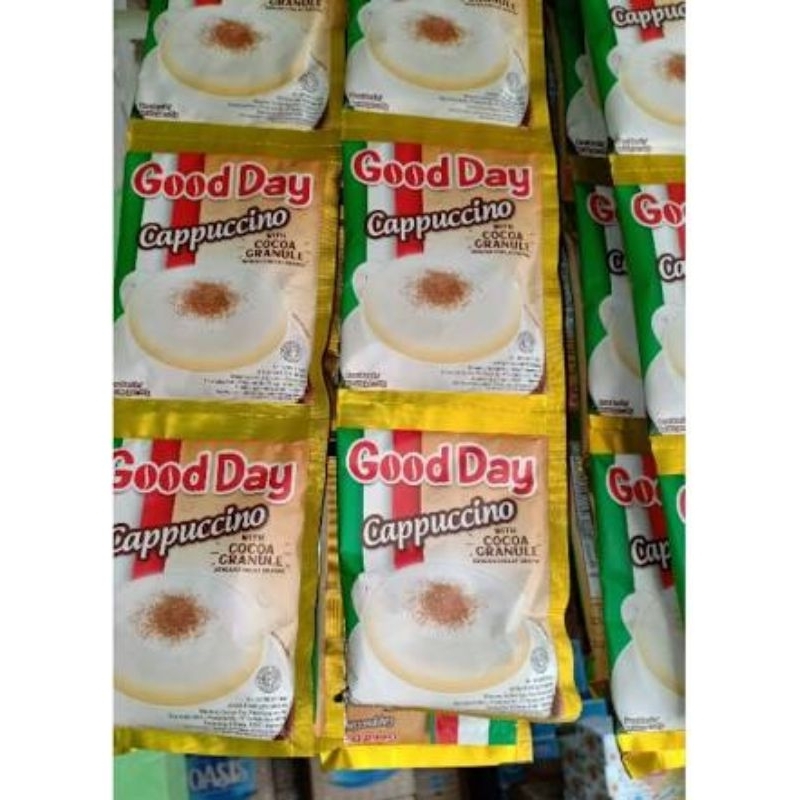 

GOOD DAY CAPPUCINO 1 RENCENG ISI 10 SACHET