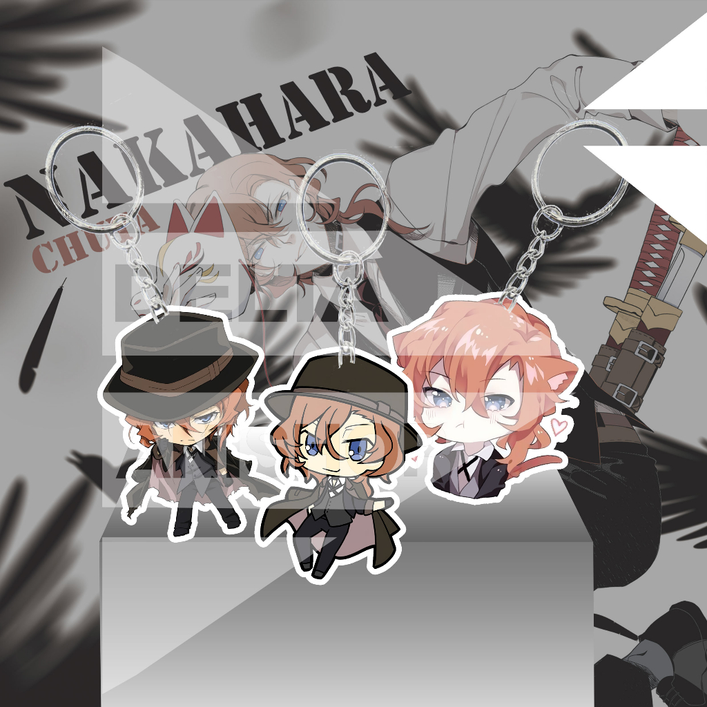 Gantungan Kunci / Keychain / Gantungan HP - Bungo Stray Dogs - Nakahara Chuya