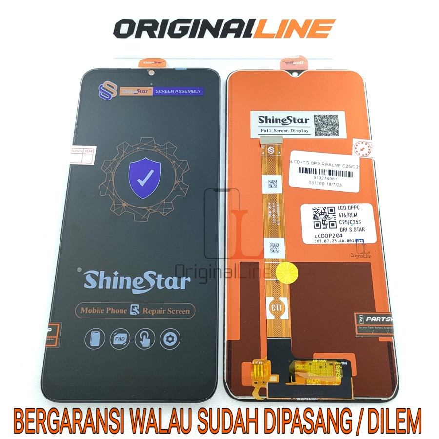 LCD + TS A16 / RLM C25 / C25S - Grade OEM (Kompatibel Untuk OPPO / REALME)