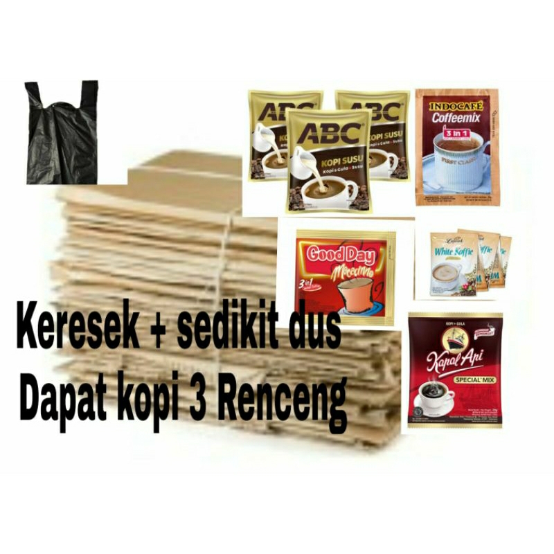 

Dus packing gratis 3 renceng kopi